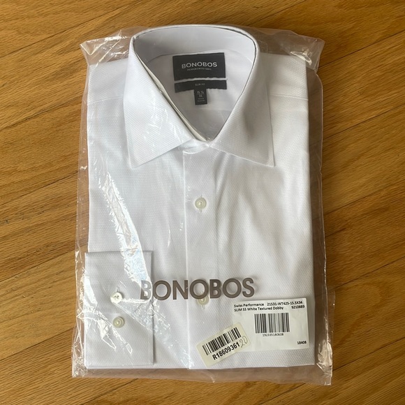 Bonobos | Shirts | Bonobos Swiss Performance Dress Shirt Neck 55sleeves 34  Slim Fit | Poshmark